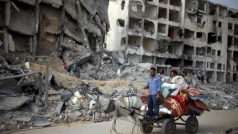 Město Bajt Lahíja v pásmu Gazy bylo značně poničeno izraelským bombardováním. Uprchlíci se teď pomalu vracejí domů