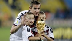 Miroslav Klose získal s Německem titul mistra světa a ukončil reprezentační kariéru