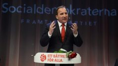 Lídr Švédské sociálnědemokratické strany Stefan Löfven