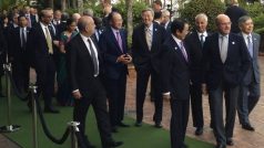 Představitelé skupiny G20 během jeich jednání v Cairns