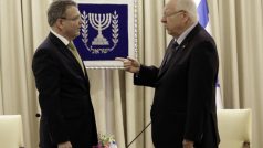 Izraelský prezident Reuven Rivlin jednal s českým ministrem zahraničí Lubomírem Zaorálkem
