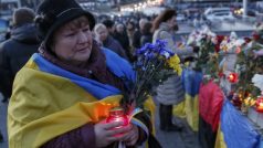 Ukrajinci si připomínají první výročí začátku revoluce na kyjevském Majdanu