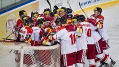 Hráči Olomouce se radují z vítězství