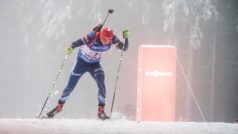 Michal Krčmář se na trati v Oberhofu trápil, trenéři ho stáhli