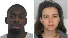 Amedy Coulibaly (vlevo) a Hayet Boumddienová, které policie spojuje se zabitím policistky při střelbě v Paříži