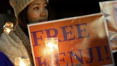 Ještě včera demonstrovali v Japonsku za propuštění zadržovaného Japonce Kendžiho Gotoa