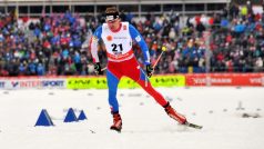 Lukáš Bauer na mistrovství světa ve Falunu v závodu na 15 km volně