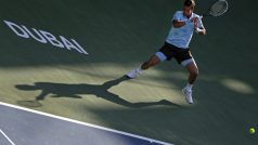 Tenista Tomáš Berdych na turnaji v Dubaji