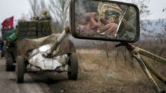 Konvoj ukrajinské armády se stahuje z Oblasti Debalceva