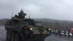 Americký konvoj přejel přes hraniční přechod Náchod-Běloves