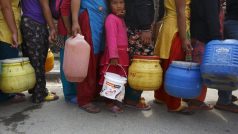 Nepálské hlavní město Káthmándú se potýká s nedostatkem vody