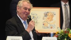 Prezident Miloš Zeman navštívil také lázně Velké Losiny na Šumpersku