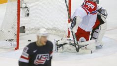 Pavelec v zápase proti Američanům třikrát inkasoval