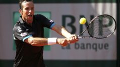 Radek Štěpánek na French Open v utkání s Tomášem Berdychem