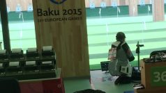 Bronzová medailistka z Londýna Adéla Sýkorová během kvalifikace Evropských her