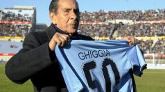 Bývalý uruguayský fotbalista Alicides Ghiggia, střelec vítězného gólu v rozhodujícím utkání mistrovství světa v roce 1950