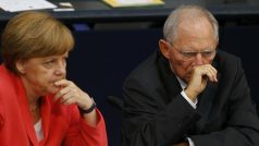 Německá kanclérka Merkelová a ministr financí Schaeuble (ilustrační foto)
