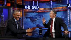 Americký prezident Barack Obama v The Daily Show Jona Stewarta