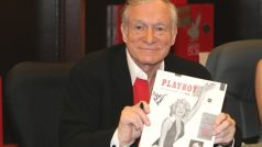 Zakladatel a šéfredaktor časopisu Playboy Hugh Hefner na fotografii z listopadu 2007