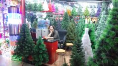 V továrně paní Wang v čínském městě I wu ročně vyrobí tisíce vánočních stromků