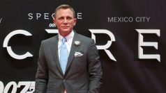 Herec Daniel Craig, představitel agenta 007 Jamese Bonda, na premiéře filmu Spectre v Mexico City