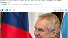 Komentář k vánočnímu poselství českého prezidenta Miloše Zemana na webu katarské Al-Džazíry
