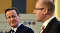 David Cameron a Bohuslav Sobotka