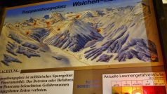 Systém varování před lavinami v tyrolském Wattenbergu
