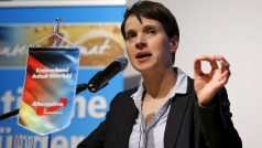 Předsedkyně pravicové Alternativy pro Německo (AfD) Frauke Petryová