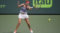 Petra Kvitová na turnaji v Miami