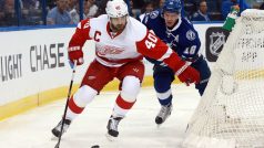 Ondřej Palát byl nejvytíženějším útočníkem Tampy Bay v zápase proti Detroitu v play-off NHL