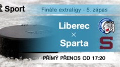 5. zápas finále hokejové extraligy: Liberec - Sparta