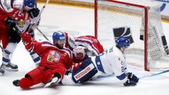 Čeští hokejisté si včera poradili s Finy v poměru 3:2