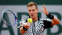 Tenista Tomáš Berdych během prvního kola Roland Garros 2016