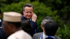 Britský premiér David Cameron na summitu G7