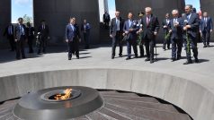 Prezident Miloš Zeman navštívil muzeum arménské genocidy v Jerevanu