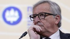 Předseda Evropské komise Jean-Claude Juncker na mezinárodním ekonomickém fóru v Petrohradě