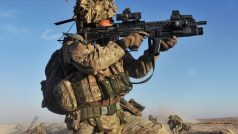Britský voják v Afghánistánu