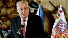 Prezident Miloš Zeman vystoupil na tiskové konferenci k reorganizaci policie