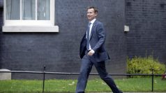 Britský ministr zdravotnictví Jeremy Hunt