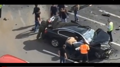 Putinův vůz havaroval v úterý odpoledne v Moskvě
