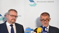 Tisková konference ministerstva dopravy