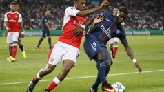 Serge Aurier (vpravo) nastoupil v Champions League i před dvěma týdny při remíze 1:1 s Arsenalem