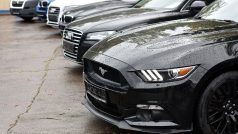 Vozy zabavené z trestné činnosti, které jsou určené k prodeji. Ford  Mustang GT