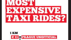 Plakáty by měly upozorňovat turisty na předražené taxíky