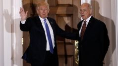 Donald Trumo a generál John Kelly, budoucí ministr vnitřní obrany