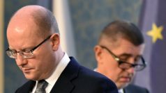 Bohuslav Sobotka a Andrej Babiš.