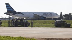 Unesený libyjský Airbus A320