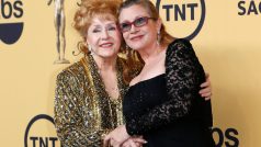 Debbie Reynolds s dcerou Carrie Fischerovou, představitelkou princezny Leiy