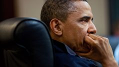 Prezident Barack Obama během akce na dopadení bin Ládina